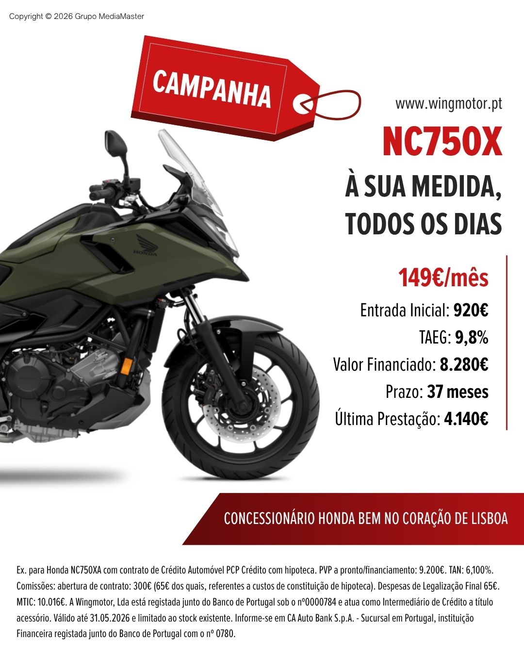 Campanha - NC750X